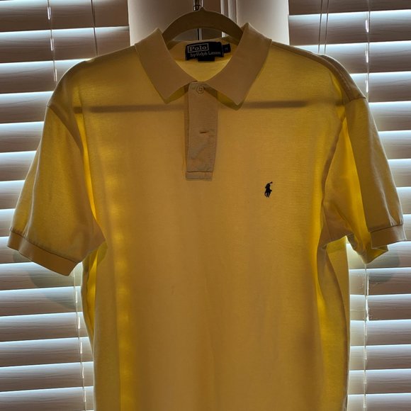 Polo Ralph Lauren Men's Yellow Polo - Picture 1 of 2